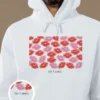 KIsses hoodie white