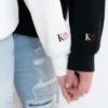 Kisses hoodie sleeve, kiss hoodie sleeve