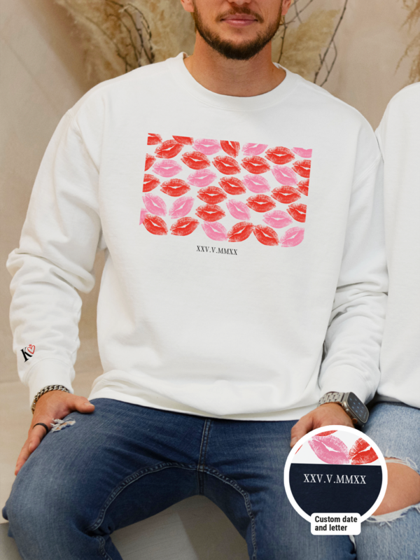 d.i.y gift for boyfriend, diy boyfriend gift, kisses hoodies, birthday gifts for boyfriend, Kisses Sweatshirt, Anniversary gift for boyfriend