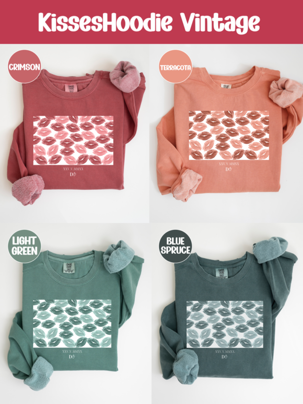 Kisses Sweatshirt | Vintage