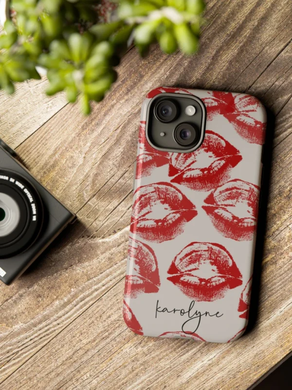Tough Kisses Phone Case – Custom Lip Prints