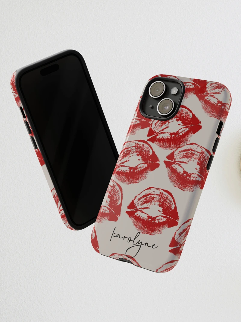 Tough Kisses Phone Case  Custom Lip Prints - kisseshoodie