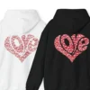 Kiss hoodie, kisses hoodie, how to make kisses hoodie