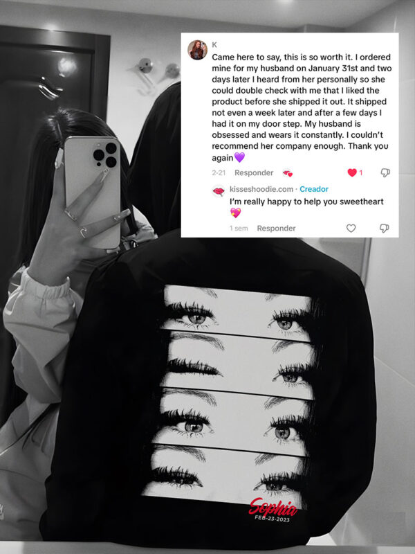 Custom EyeTrend Hoodie - The most meaningful anniversary gift for boyfriend